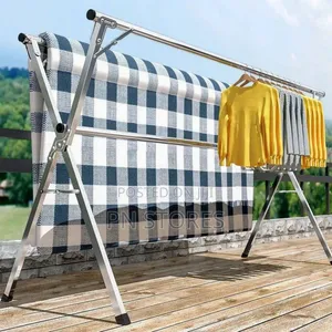 X Hanger Outdoor Foldable Telescopic and Clothes Dryer- Rack