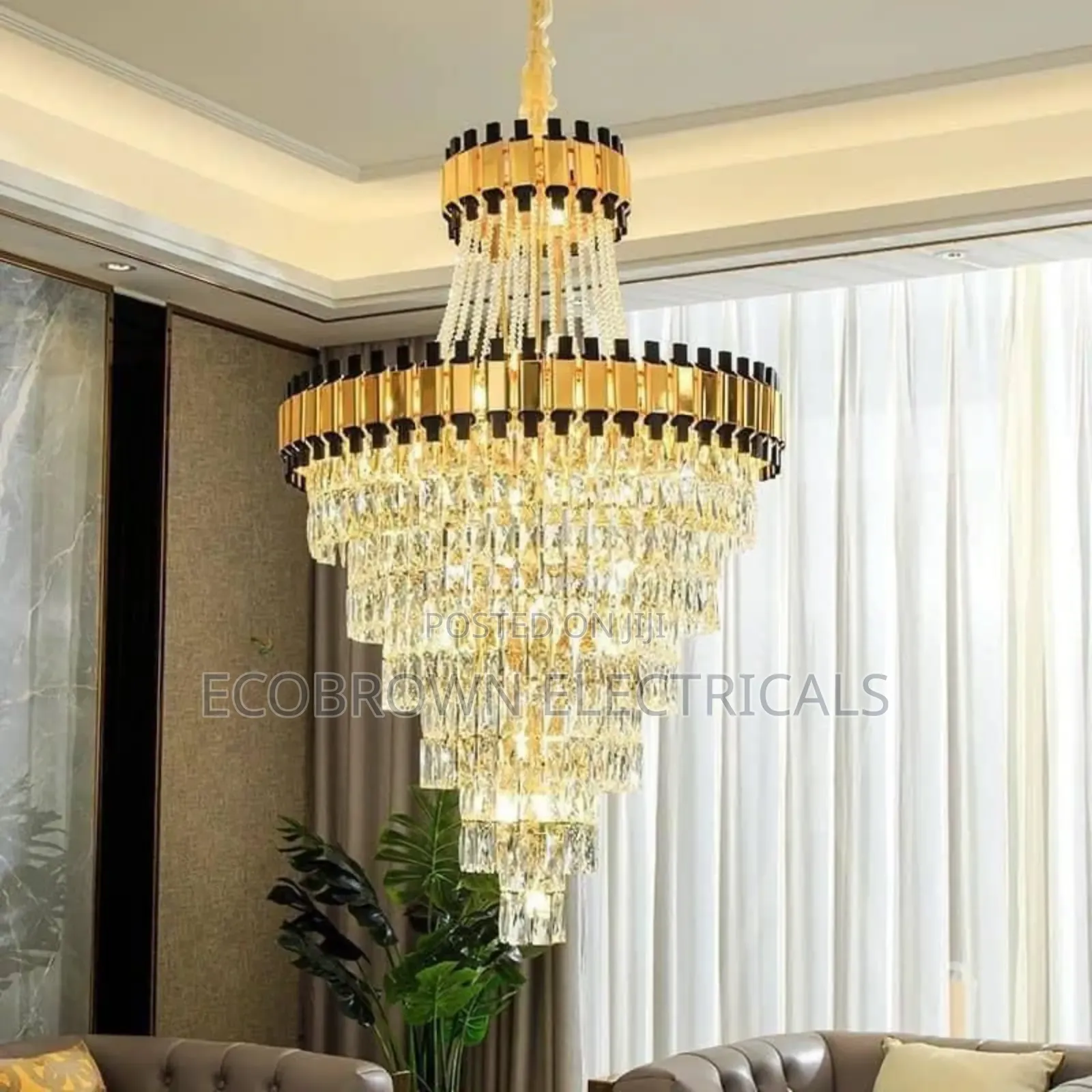 Crystal Chandelier Light Fixture