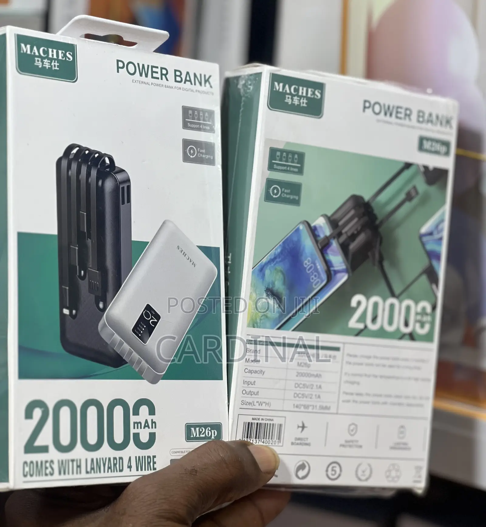 M26p 20,000mah Power Bank