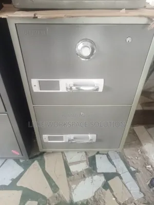 Gubabi 2 Drawers Fireproof And Bulletproof Cabinet Safebox