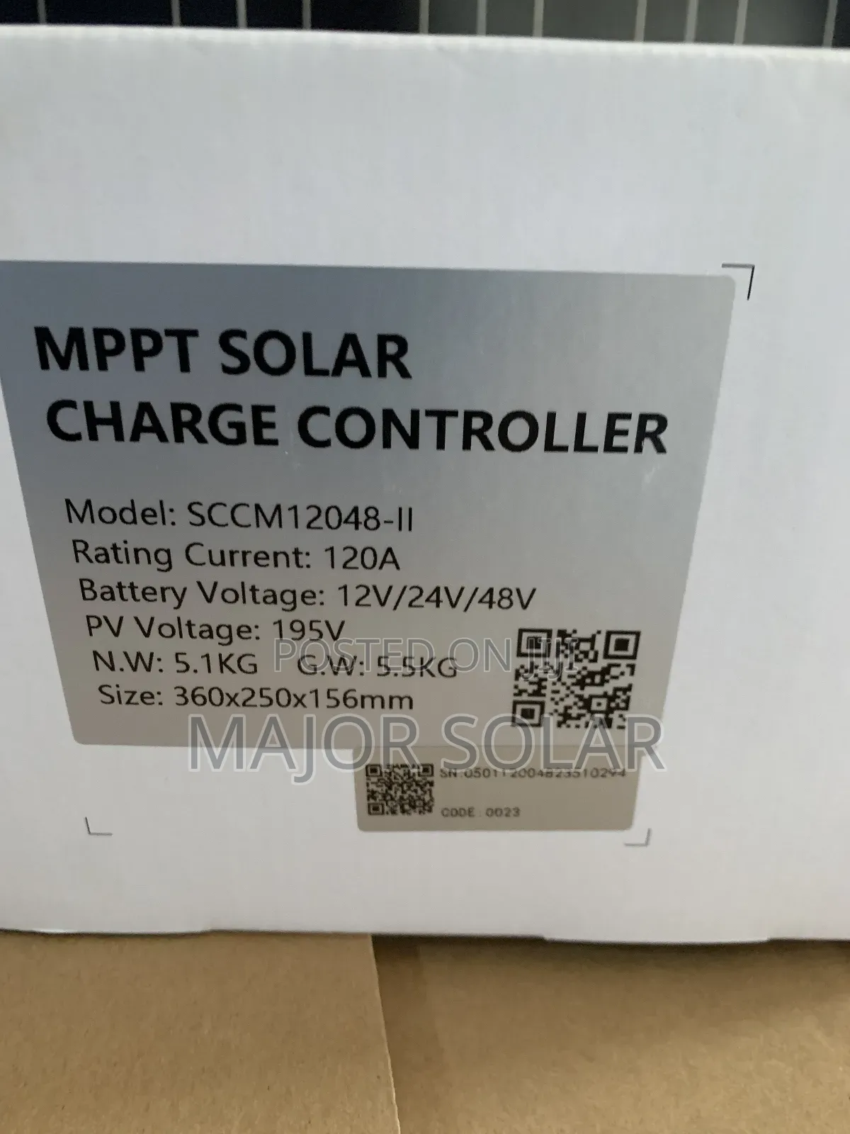 Felicity 120ah Controller