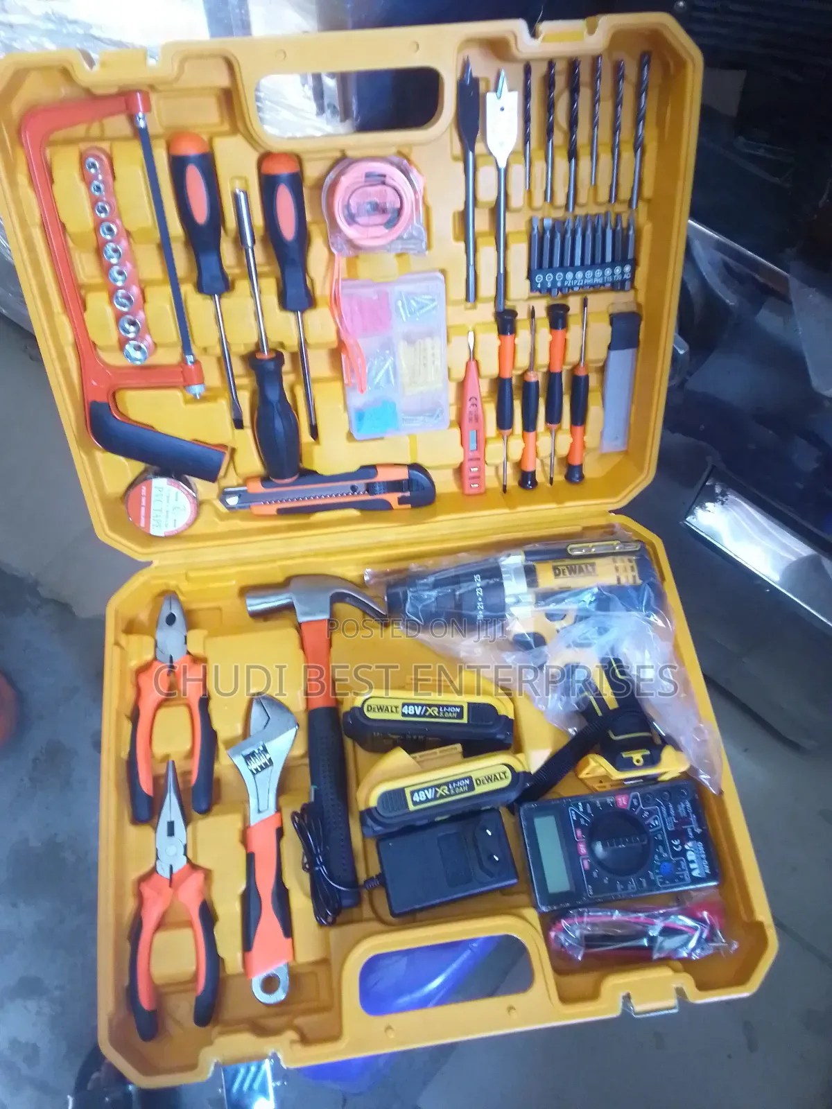 Tools Box Rechargeable Drilling Machine Meter
