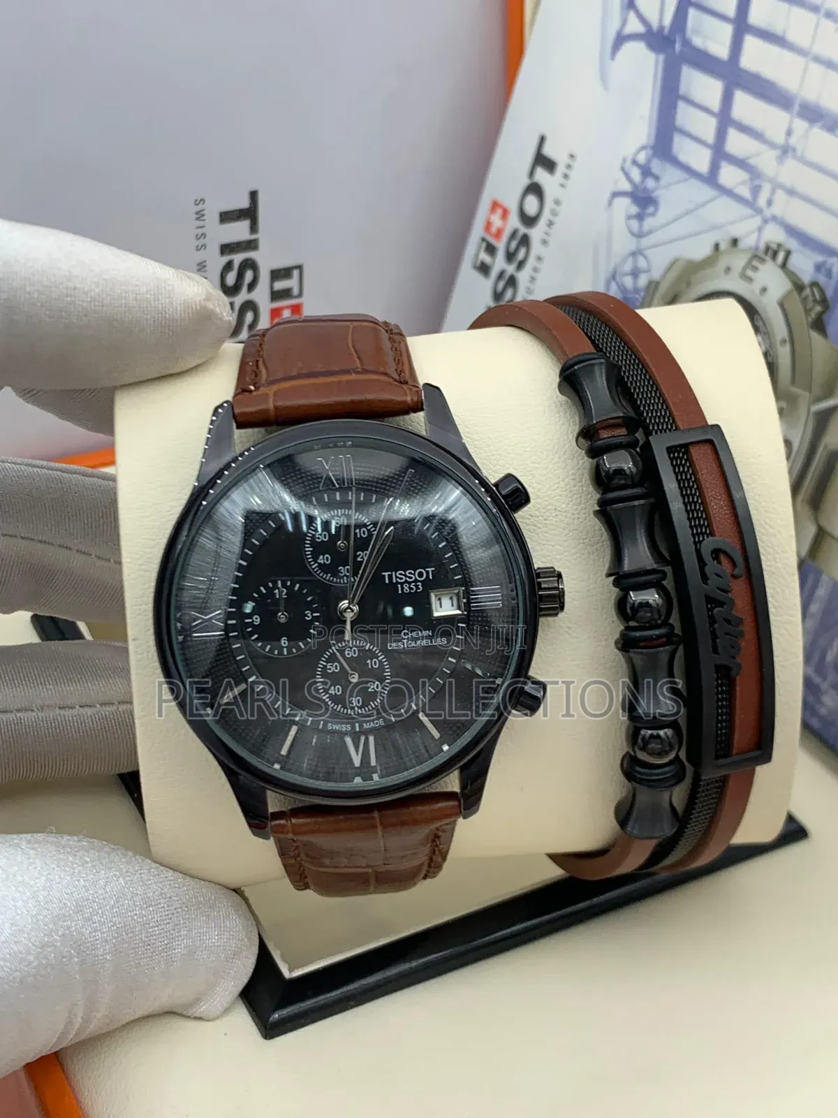 Tissot Chain/Leather Watch Automatic and Active Chronograph