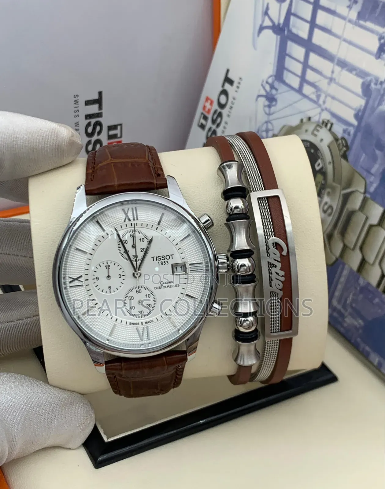 Tissot Chain/Leather Watch Automatic and Active Chronograph
