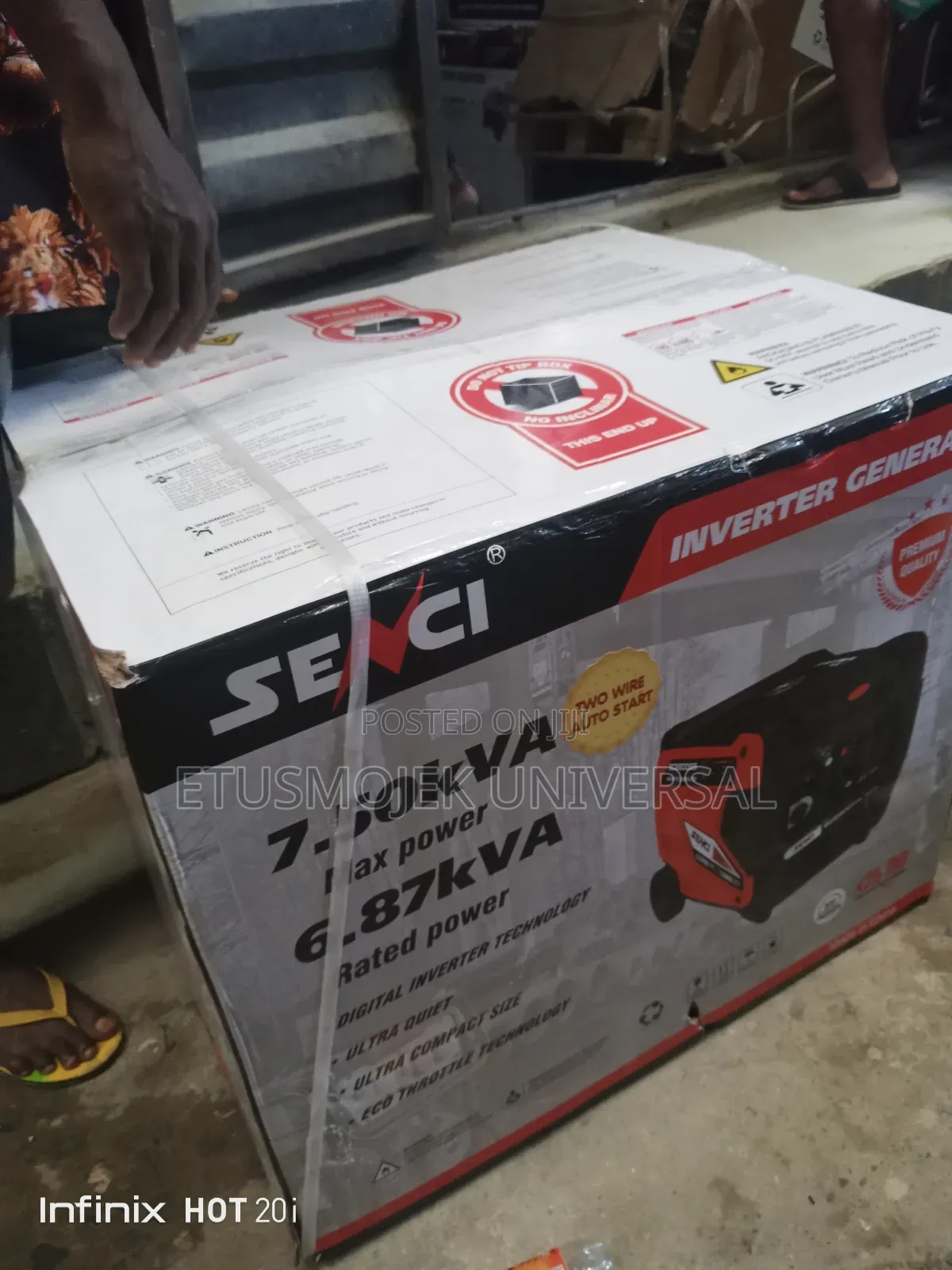 7.5kva Silent Inverter Senci Generator