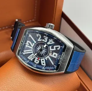 Frank Muller Leather/Chain Wristwatch Automatic Chronograph