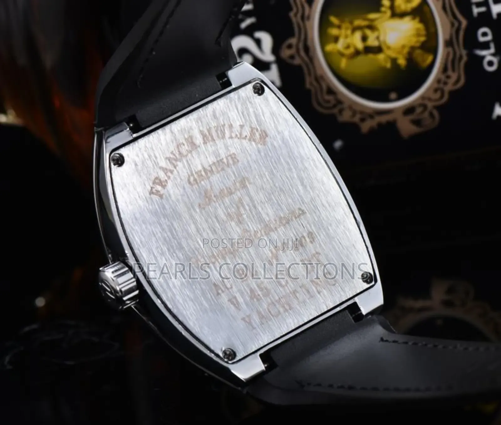 Frank Muller Leather/Chain Wristwatch Automatic Chronograph