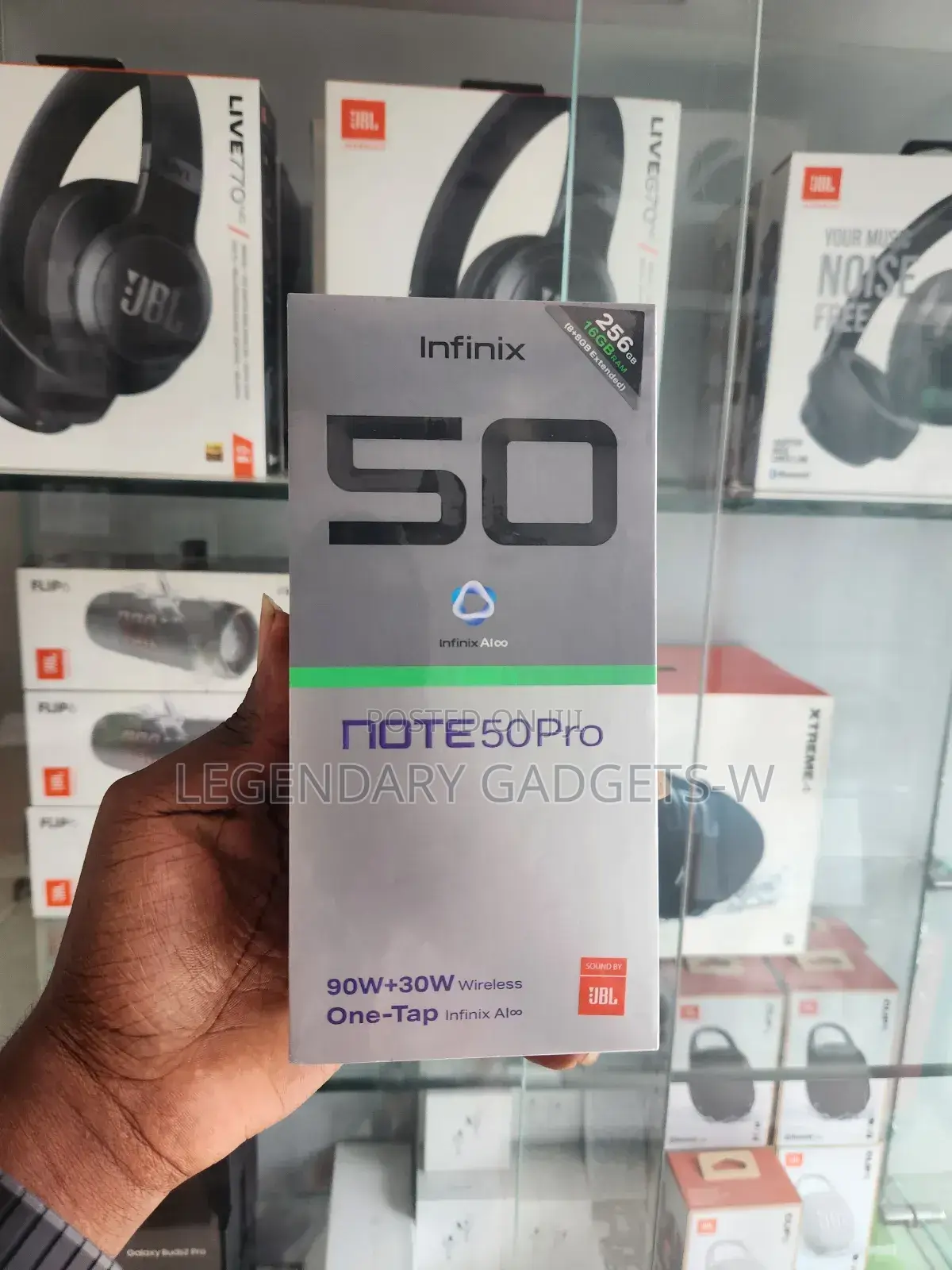 New Infinix Note 50 Pro 256 GB Black