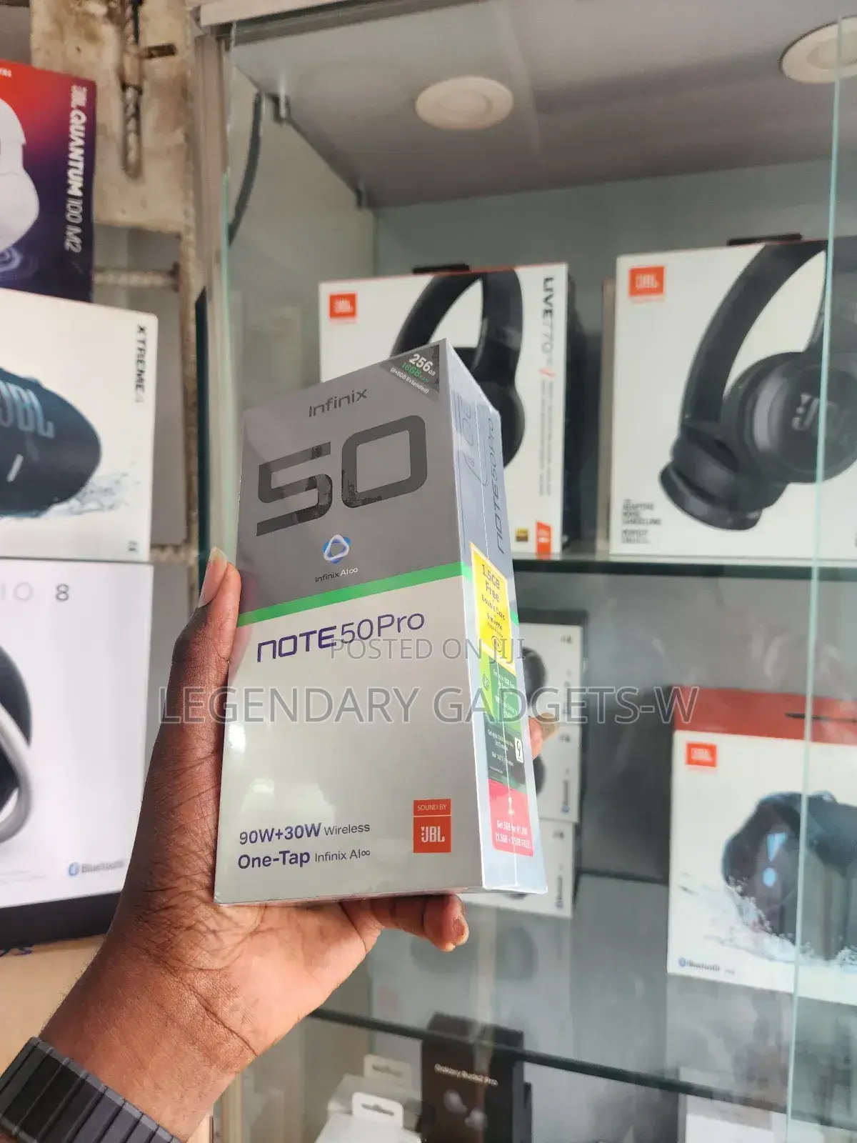 New Infinix Note 50 Pro 256 GB Black
