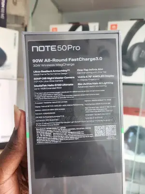 New Infinix Note 50 Pro 256 GB Black