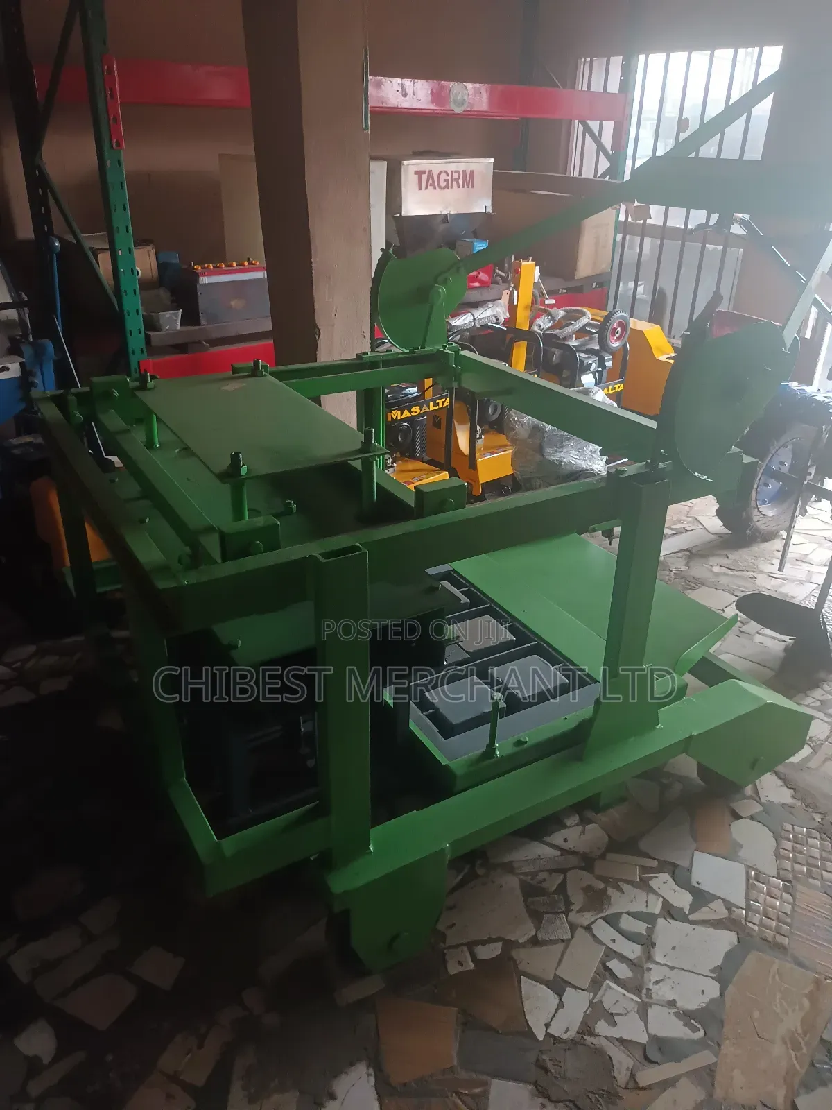 Egg Layer Concrete Block Moulding Machine