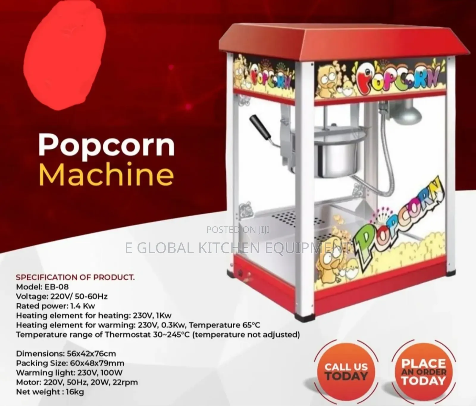 Pop Corn Machine