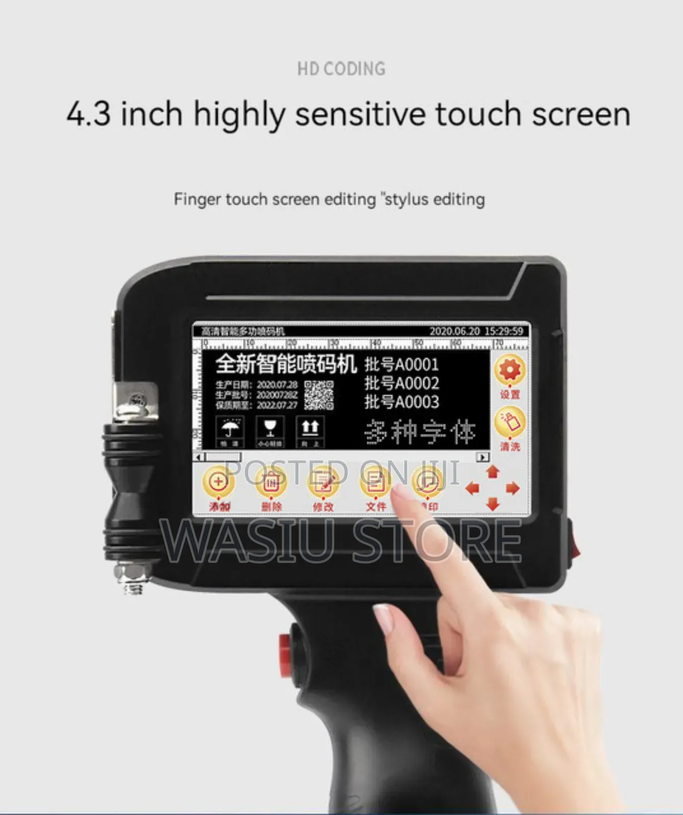 Portable Handheld Inkjet Printer