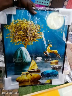 Wall Frame Acleric Luxury Crystal Frame 40x50cm