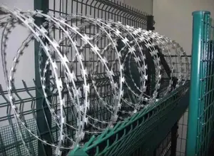 Galvanized Security Razor Wire