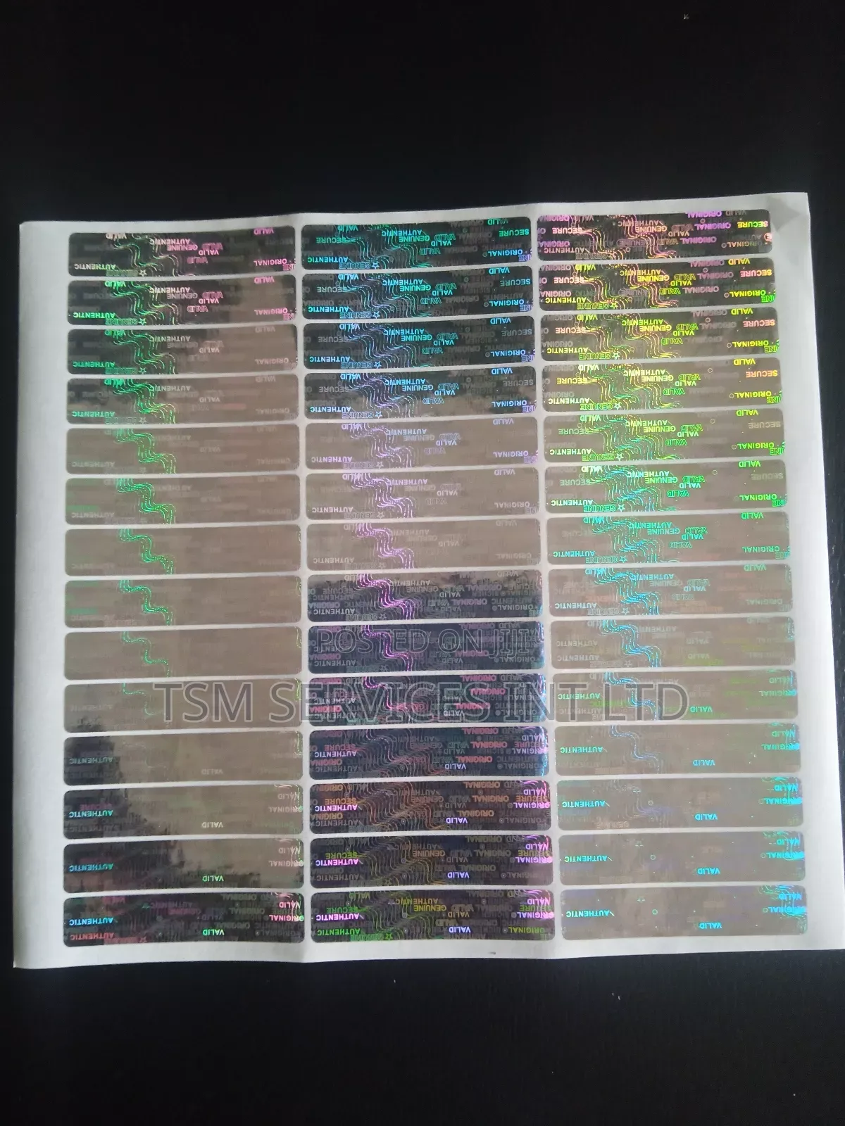 Hologram Security Seal/ Tamper Proof Seal