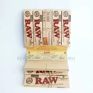 Box Of Raw Connoisseur Rolling Paper With Tips