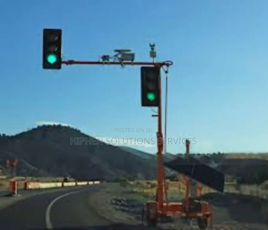 Portable Solar Traffic Light