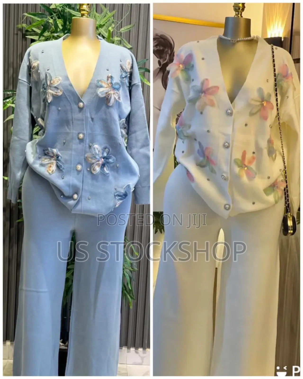 New in 
Luxury Floral Petal Turkey Pant Set