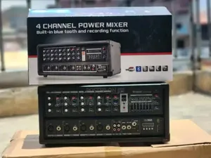 4 Channels Powered Mixer