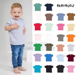 Brand New Kids Plain T-Shirts(All Ages)