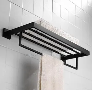 Luxury Black Multiple Towel Rack