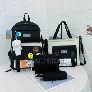 4pcs/Sets Cute Backpack