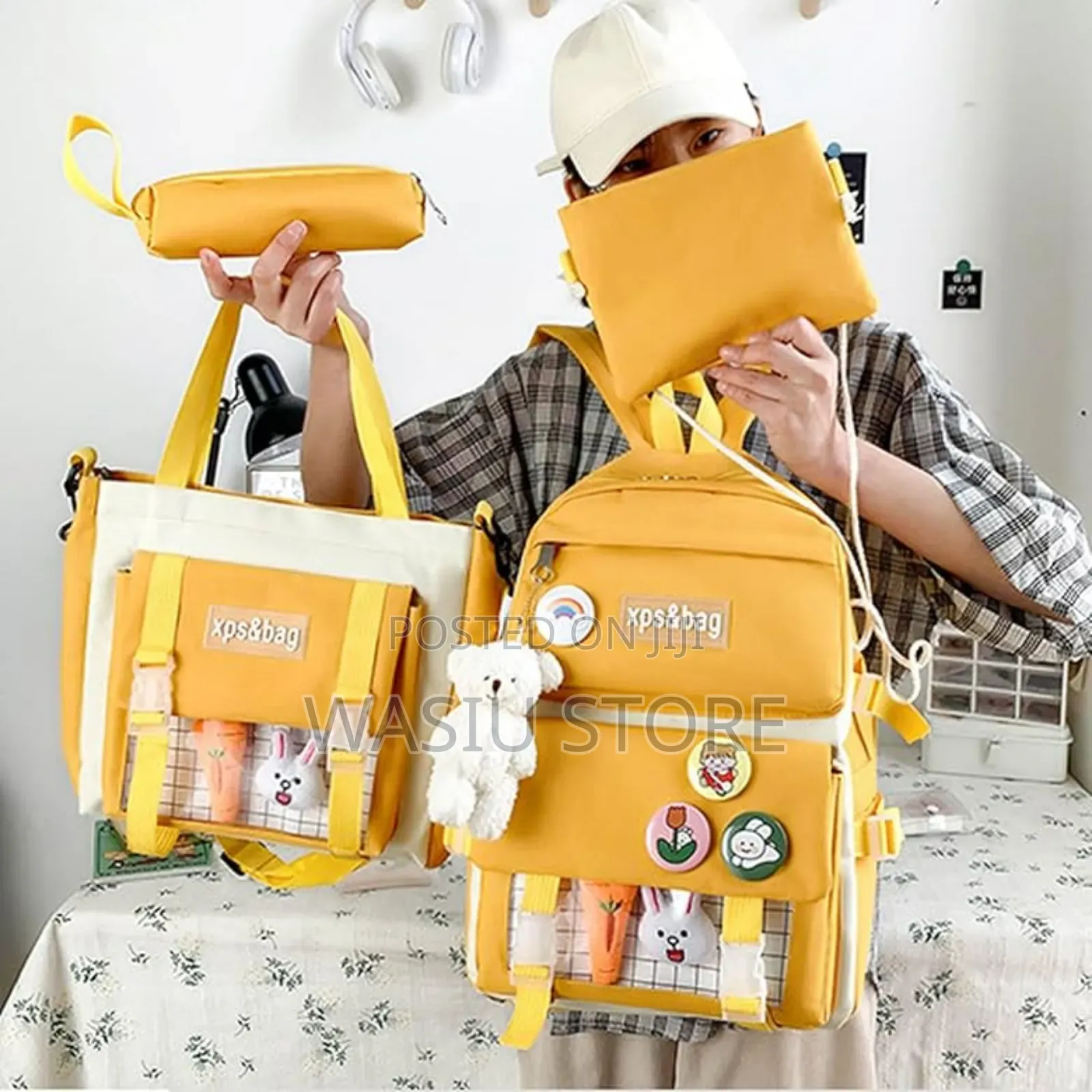 4pcs/Sets Cute Backpack