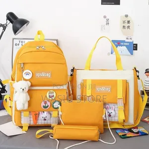 4pcs/Sets Cute Backpack