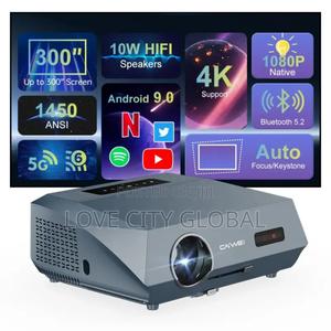 A10q Hd 300" Smart Bt 4/64gb Wifi Home Theatre Projector