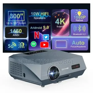 Photo - A10q Hd 300" Smart Bt 4/64gb Wifi Home Theatre Projector