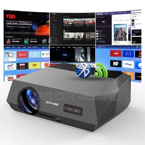 A10q Hd 300" Smart Bt 4/64gb Wifi Home Theatre Projector