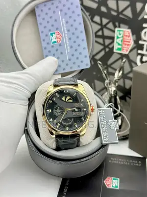 Tag Heuer Carrera Leather Watch