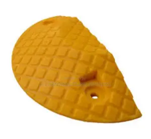 75mm Thick Yellow Speed Limiting Bump End