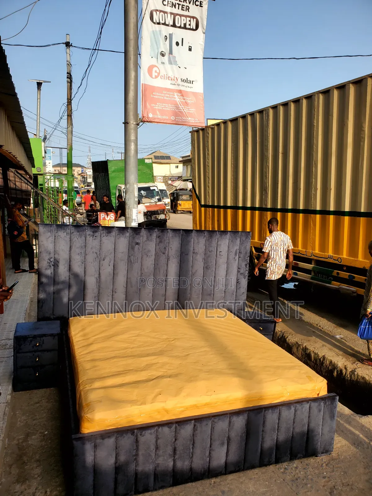 6 by 6 Bedframe With 2 Bedsides Drawers Mattress Is Optional