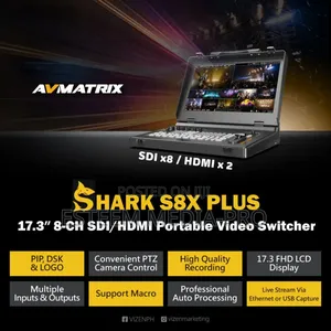 Photo - Avmatrix Shark S8x Plus Hdmi Portable Video Switcher