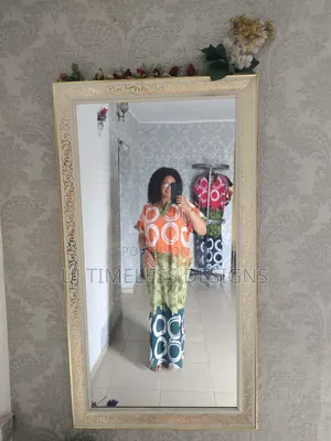 Adire Prints Crep Gown