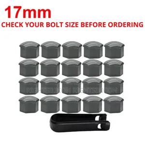 Usa 20pcs Wheel Nut Bolt Cover Caps, Grey for Audi Vw BMW
