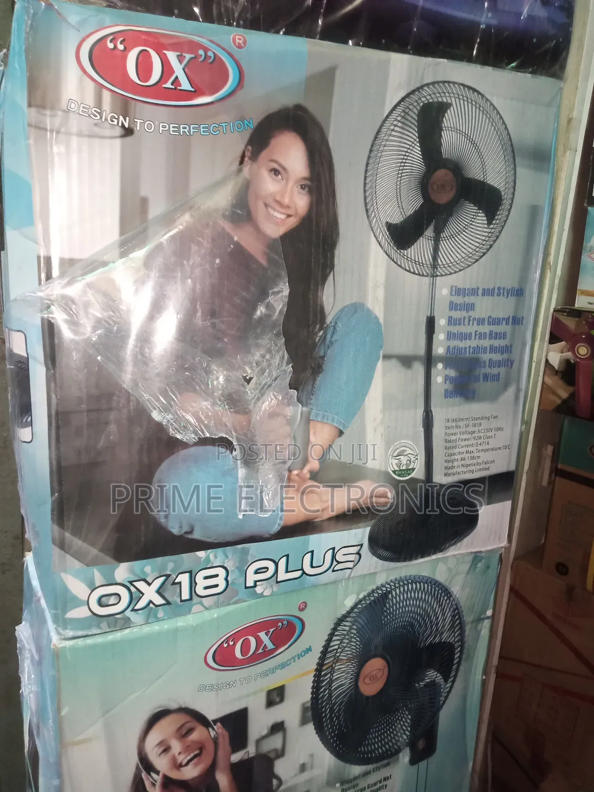 Ox Standing Fan 18"