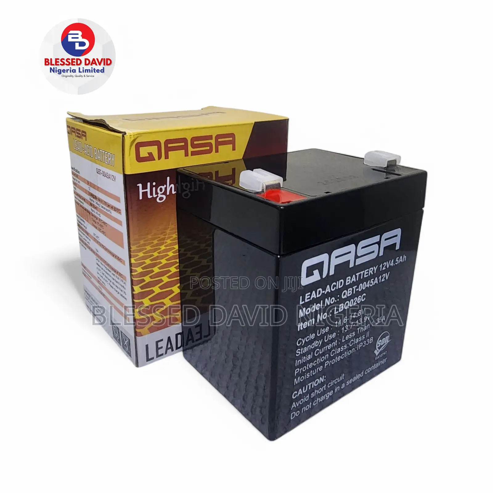 Qasa 12v 4.5ah Replacement Battery