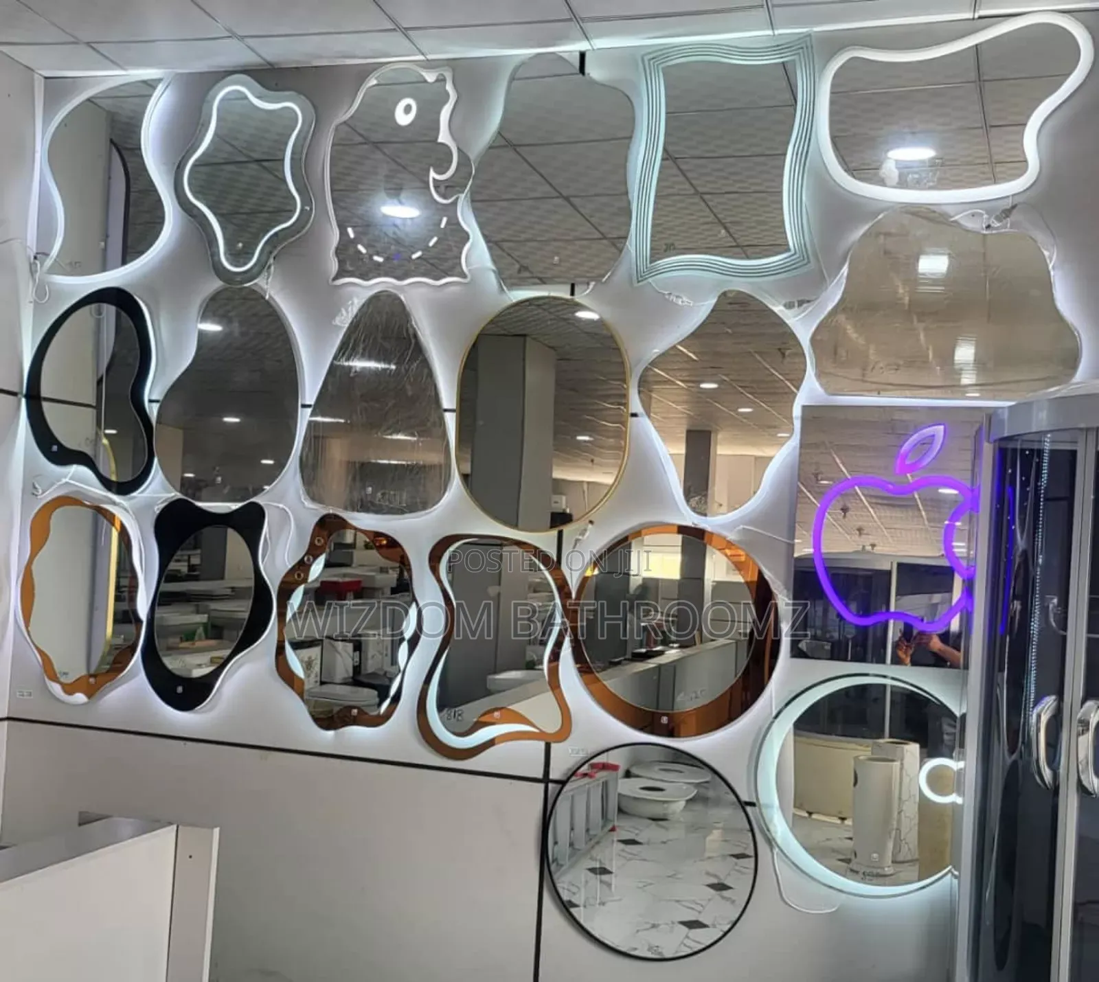 Led Mirrors With 3colour Lights