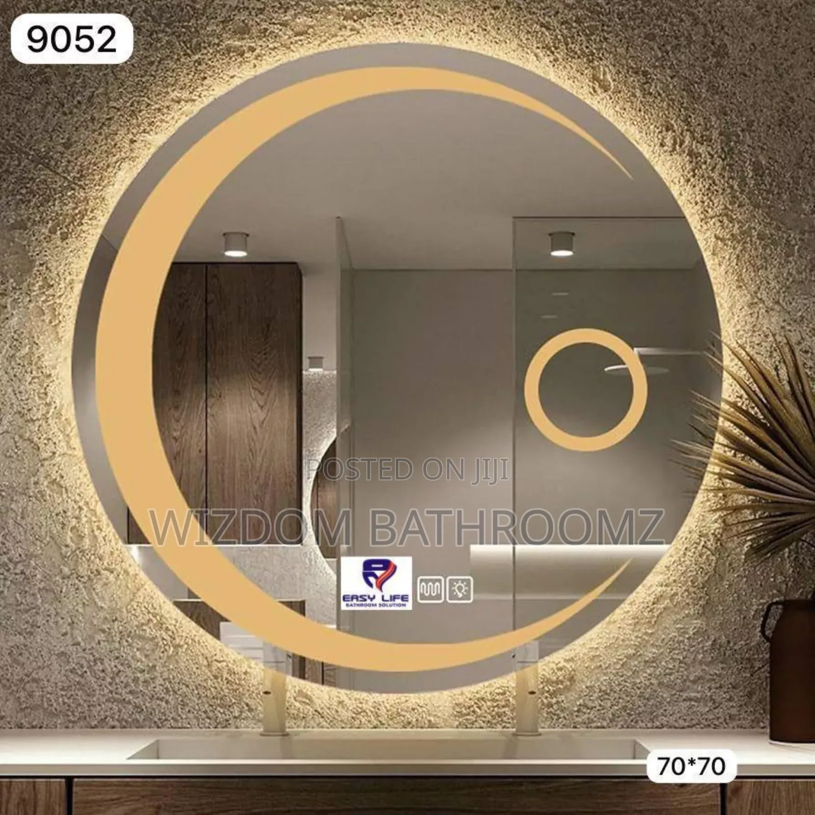 Led Mirrors With 3colour Lights