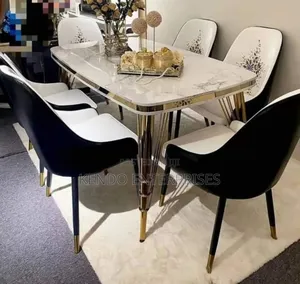 Luxury Dining Table Set With 6 Chairs
