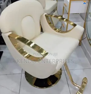 Barbers Styling Cream Colour Chair.
