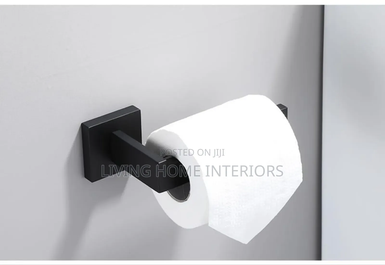 Wall Mounted Black Tissue Paper