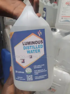 5 Liters Luminous Distilled Water