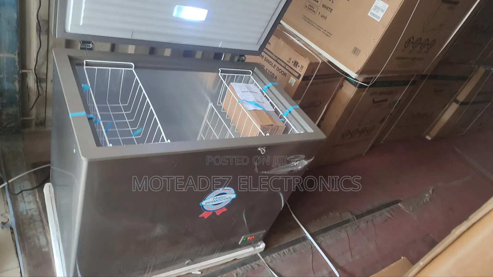 Haier Thermocool 259l Inverter Chest Freezer Silver Htf259vs