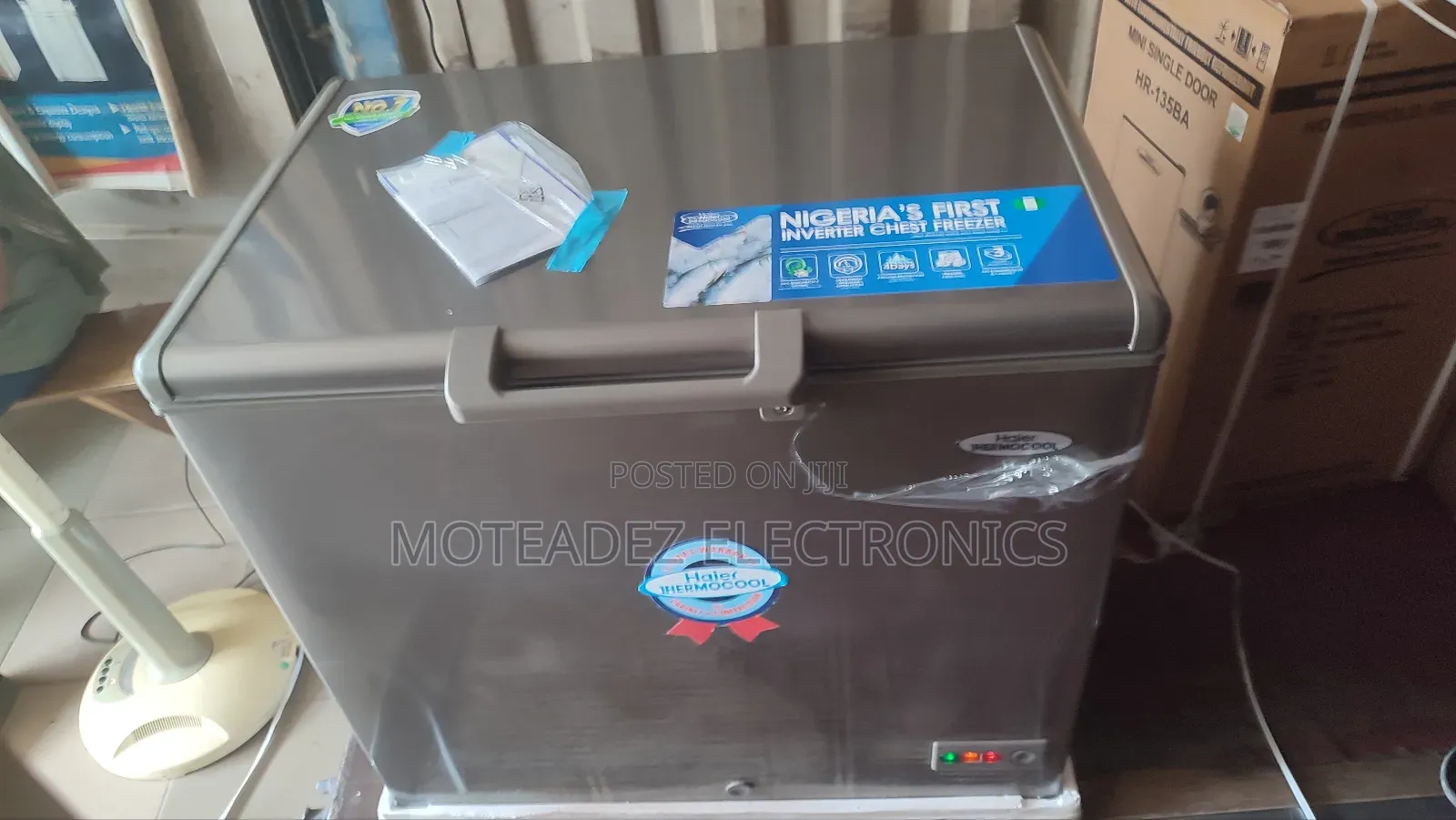 Haier Thermocool 259l Inverter Chest Freezer Silver Htf259vs
