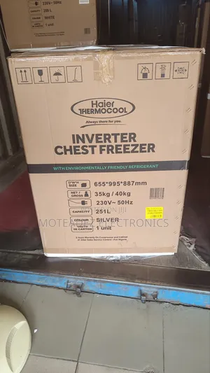 Haier Thermocool 259l Inverter Chest Freezer Silver Htf259vs