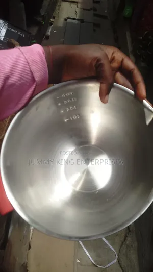 Stainless Steel Measuring Bowl With Handle Scale Large